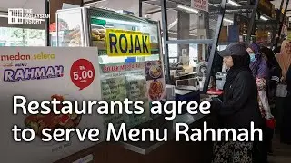 Food sellers are ready to support the Menu Rahmah meal plan
