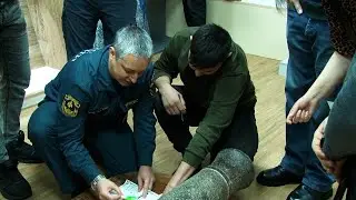 Огнеборцы прошли квест в музее
