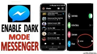 How to enable dark mode on facebookmessenger android iphone 2019