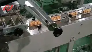 Biscuits on edge bag packaging machine Pillow packing machinery; Flow wrap pack wrapper wrapping