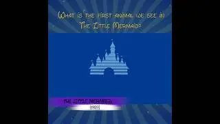 What Came First? #disney #littlemermaid #trivia