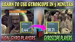 How To Use Gyroscope In BattleGrounds Mobile India | Beginners Guide | Master Gyro In BGMI TAMIL