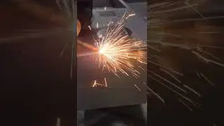 Laser welding machine used for making sugar cube machine part | More information: +90 535 618 11 36