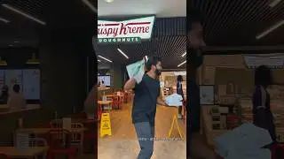 Free Gha Vasthe Ah Kick Eh Verappa 🤣 | #shorts #foodshorts #food #krispykreme #doughnut #doughnuts