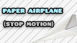 Paper Airplane (Stop Motion)