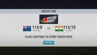Super Over in WCC2