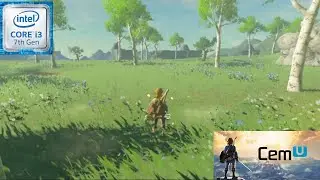 Cemu Emulator | Test IN I3 7020u 4Ram+16Ram Intel HD 620 zelda breath of the wild