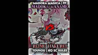 Madoka Kaname vs Reimu Hakurei 