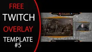 FREE Twitch/Youtube Overlay/BRB Template #5