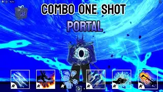 Combo One Shot With Portal And All Melee | Blox Fruits | XL Roblox