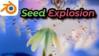 Create a Realistic Dandelion Seed Burst | Blender Geometry Nodes