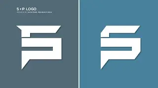 S+P Logo Design | How To Make Logo Design In Pixellab | Logo Design Tutorial | Skystene Productions