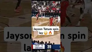Jayson Tatum with a spin lay for Team USA Basketball