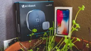 iPhone X with Ecobee4 and Nest 3rd Generation Thermostat