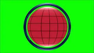 Green Screen 3D Logo Circle Animation_Rotating Universal Logo Design_Free