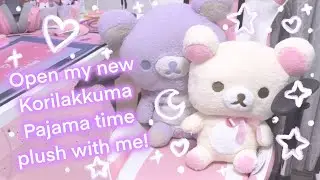 Opening my new Korilakkuma plushie ʕ •ᴥ•ʔ 🌸