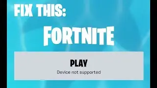 How To Download Fortnite On Unsupported Android Devices (and get 60 FPS) Fortnite Android
