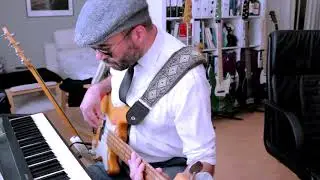 My 1975 P-Bass with flats and EMG GZR