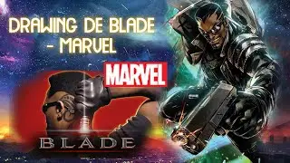 Drawing de Blade - Vampiros - Marvel #blademarvel #bladevampire