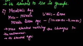The Earliest Societies 001