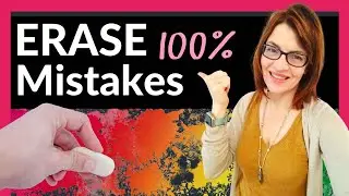 How To Erase Watercolor Mistakes from Paper (100%)
