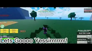 My First 600 Mastery In Blox Fruits