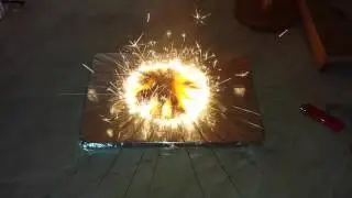 Burning a Sparklers Circle