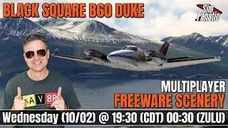 LIVE | MSFS | Freeware Scenery | Patagonia Journey GA Scenic Flight  | Real GA Pilot