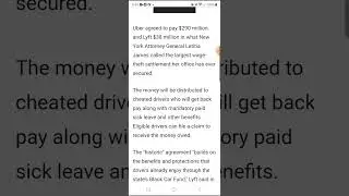 Uber and Lyft to Pay Cheated Drivers