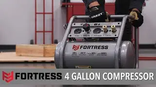 Fortress™ 4 Gallon 200 PSI Hand Carry Air Compressor - Item 56339