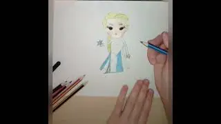 como dibujar a Elsa  