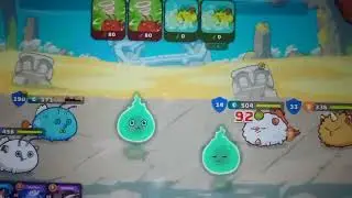 Axie gameplay with Christmas Axie Beautiful axie Opponent ever must watch 😊😊😊Best Axie game