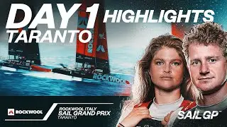 Day 1 Highlights // ROCKWOOL Italy Sail Grand Prix | Taranto