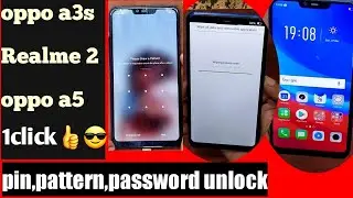 oppo a3s pin,pattern,password unlock 1 click👍👍👍
