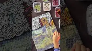 Обучающие видео по сборке мозаики из смальты в стиле импрессионизм (фрагмент из курса)