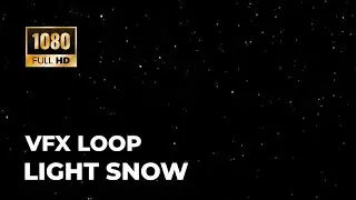 Gentle Snowfall Overlay – Ambient VFX Loop