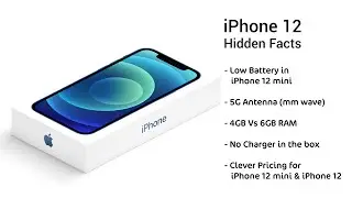 iPhone 12 - Hidden Facts...!!