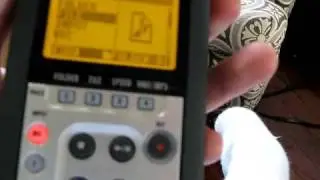 Zoom H4n buttons, menus, and SD card