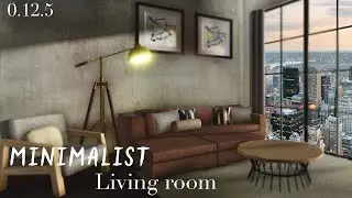 MINIMALIST Apartment Living Room! | $18k | Update 0.12.5 | Bloxburg