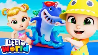 Angry Shark Dance (Baby Shark) | Kids Songs & Nursery Rhymes by Little World