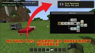 Como activar los logros iguales a Java en minecraft Bedrock (funciona con los logros de bedrock)