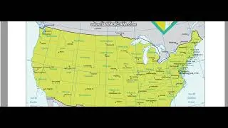 map of the United States of America