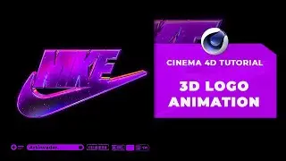 🌈 THE MOST INCREDIBLE  & COLOERFUL NIKE LOGO ANIMATION YOU'VE EVER SEEN! 🌈 - 6# Cinema 4D Tutorial