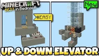 Minecraft - UP & DOWN ELEVATOR [ Redstone Tutorial ] MCPE / Bedrock / Xbox / Switch