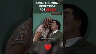 Dona Florinda e Professor Girafales finalmente se beijam