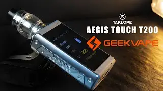 Geek Vape Aegis Touch T200 - Découverte de l'interface tactile - Taklope