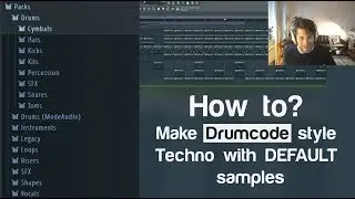 How to make a Drumcode Style Techno track with DEFAULT samples & VST | FL Studio
