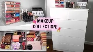 MY MAKEUP COLLECTION & STORAGE 2017 | itsmartinaxo