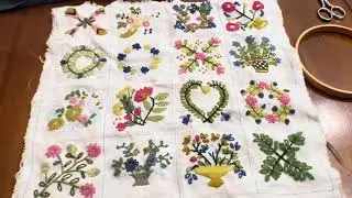 Coloring with thread | simple embroidery | peaceful sewing!