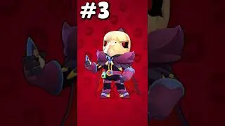 TOP 5 SKINS IN BRAWL STARS!